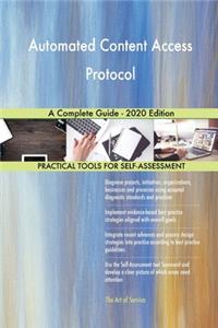 Automated Content Access Protocol A Complete Guide - 2020 Edition