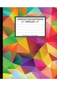 Unruled Composition Notebook 8