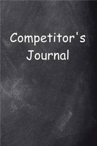 Competitor's Journal Chalkboard Design