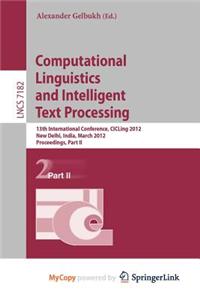 Computational Linguistics and Intelligent Text Processing