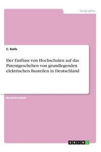 Der Einfluss von Hochschulen auf das Patentgeschehen von grundlegenden elektrischen Bauteilen in Deutschland