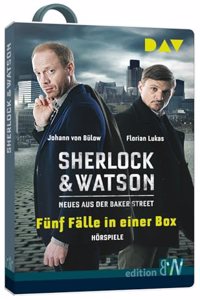 Die Sherlock & Watson-Box. Horspiel auf USB-Stick: Neues aus der Baker Street - Funf Falle in einer Box