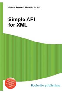 Simple API for XML