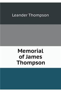Memorial of James Thompson