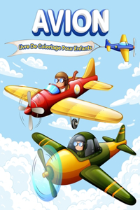 Flugzeug-Malbuch