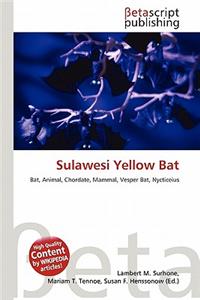 Sulawesi Yellow Bat