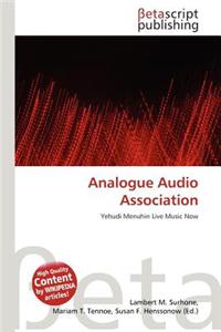 Analogue Audio Association
