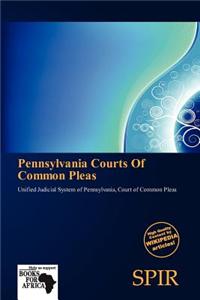 Pennsylvania Courts of Common Pleas