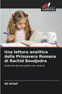 lettura analitica della Primavera Romana di Rachid Boudjedra