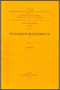 Synaxarium Alexandrinum. II. Ar. 11. = Ar. III, 19