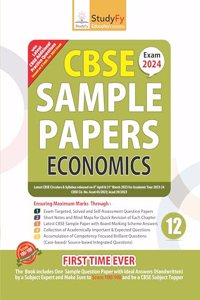 StudyFy CBSE Sample Papers Class 12 Economics For 2024 Exam