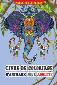Livre de coloriage d'animaux pour adultes