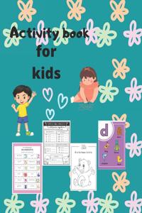 Activity book for girls and boys. Size A 4, contains 113 pages