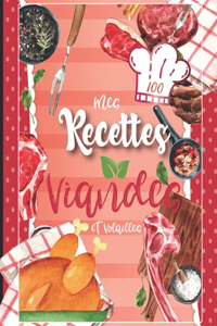 Cahier de recettes à remplir