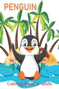 Penguin Coloring book For Adults
