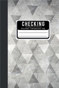 Checking Account Transaction log
