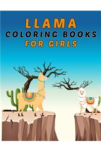 llama coloring books for girls