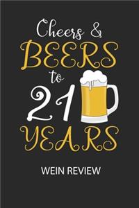 Cheers & Beers to 21 Years - Wein Review