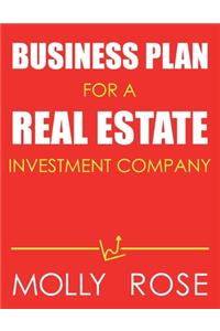 Business Plan For A Real Estate Investment Company