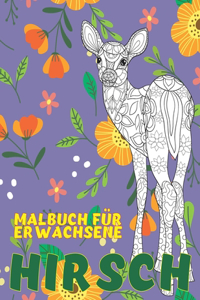 Malbuch für Erwachsene Hirsch