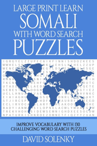 Large Print Learn Somali with Word Search Puzzles
