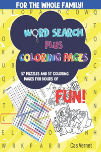 Word Search Plus Coloring Pages
