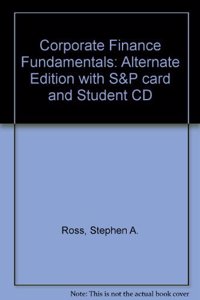 Corporate Finance Fundamentals + S&P card + Student CD