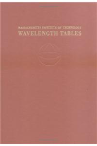 MIT Wavelength Tables