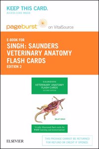 Veterinary Anatomy Flash Cards -- Elsevier eBook on Vitalsource (Retail Access Card)