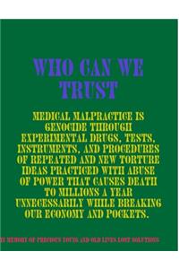 Who Can We Trust
