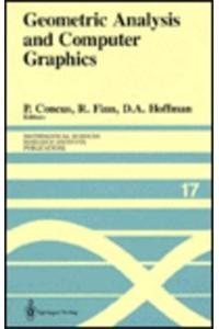 Geometric Analysis and Computer Graphics: Proceedings of a Workshop Held May 23 25, 1988