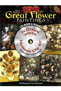 120 Great Flower Paintings Platinum DVD and Book