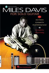 Miles Davis for Solo Guitar Book/Online Audio