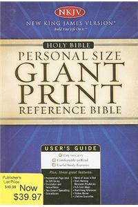 Personal Size Giant Print Reference Bible-NKJV