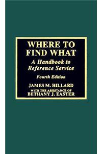 Where to Find What
