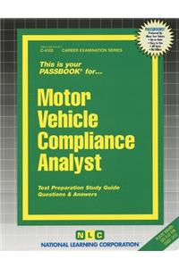 Motor Vehicle Compliance Analyst