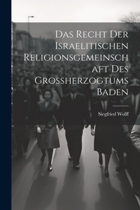Recht der israelitischen Religionsgemeinschaft des Grossherzogtums Baden