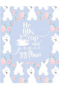 He Fills My Cup With Grace - 2020 Planner