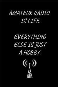 Amateur Radio Is Life. Everything Else Is Just A Hobby.