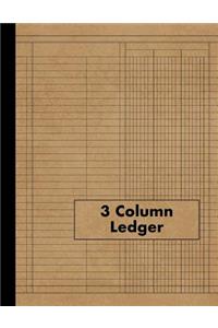 3 Column Ledger