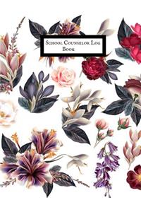 School Counselor Log Book: School Counselor Workbook - Counselling Information Notebook Journal