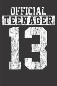 Teenanger Teen 13 Notebook Journal