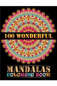 100 Wonderful Mandalas Coloring Book