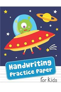 Handwriting Practice Paper for Kids