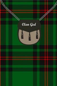 Clan Ged Tartan Journal/Notebook