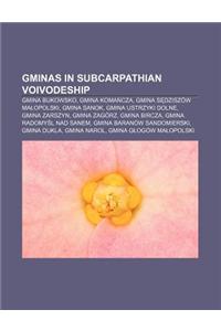 Gminas in Subcarpathian Voivodeship