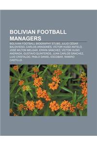 Bolivian Football Managers