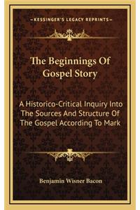 The Beginnings Of Gospel Story