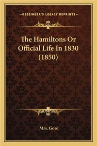 Hamiltons or Official Life in 1830 (1850)