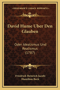 David Hume Uber Den Glauben
